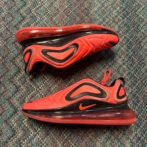 Nike Air Max 720 Red/Black AO2924-600. Size 10. Great Condition, No Box